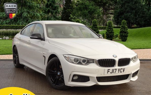 Used 2017 WHITE BMW 4 SERIES GRAN COUPE Coupe 2.0 420D M SPORT GRAN COUPE 4d 188 BHP (reg. 2017-03-24) for sale in Stockport