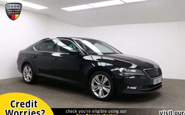 Used 2018 BLACK SKODA SUPERB Hatchback 2.0 SE L EXECUTIVE TDI DSG 5d AUTO 148 BHP (reg. 2018-10-31) for sale in Manchester