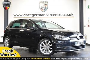 Used 2018 BLACK VOLKSWAGEN GOLF Hatchback 1.5 GT TSI EVO DSG 5DR AUTO 148 BHP (reg. 2018-03-29) for sale in Altrincham