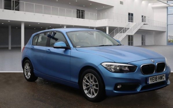 Used 2018 BLUE BMW 1 SERIES Hatchback 1.5 118I SE 5DR 134 BHP (reg. 2018-04-20) for sale in Altrincham