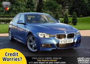 Used 2018 BLUE BMW 3 SERIES Saloon 2.0 320I M SPORT 4d 181 BHP (reg. 2018-11-30) for sale in Stockport