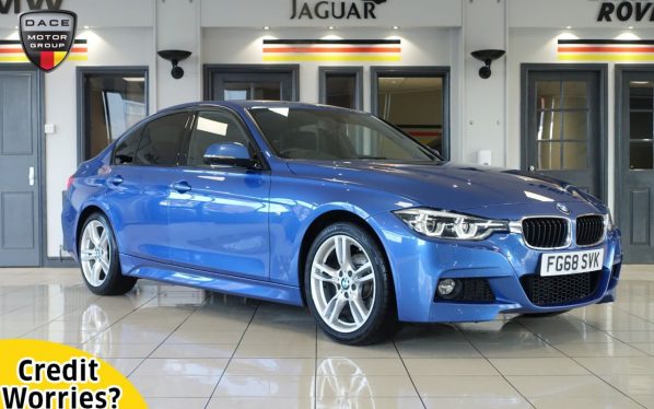 Used 2018 BLUE BMW 3 SERIES Saloon 2.0 320I M SPORT 4d 181 BHP (reg. 2018-09-28) for sale in Wilmslow