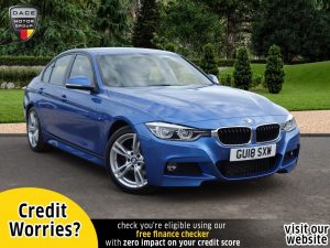 Used 2018 BLUE BMW 3 SERIES Saloon 3.0 330D M SPORT 4d AUTO 255 BHP (reg. 2018-03-23) for sale in Stockport