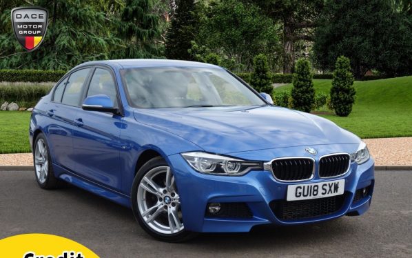 Used 2018 BLUE BMW 3 SERIES Saloon 3.0 330D M SPORT 4d AUTO 255 BHP (reg. 2018-03-23) for sale in Stockport