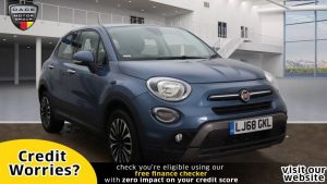 Used 2018 BLUE FIAT 500X Hatchback 1.3 CITY CROSS 5d AUTO 148 BHP (reg. 2018-10-31) for sale in Manchester