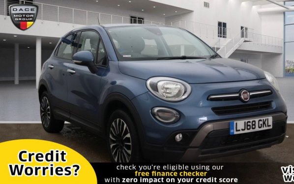Used 2018 BLUE FIAT 500X Hatchback 1.3 CITY CROSS 5d AUTO 148 BHP (reg. 2018-10-31) for sale in Manchester