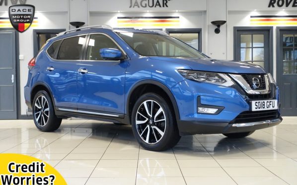 Used 2018 BLUE NISSAN X-TRAIL Estate 1.6 DCI TEKNA 5d 130 BHP (reg. 2018-04-26) for sale in Wilmslow