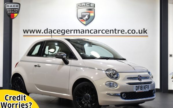 Used 2018 GREY FIAT 500 Hatchback 1.2 COLLEZIONE 3DR 69 BHP (reg. 2018-05-31) for sale in Altrincham