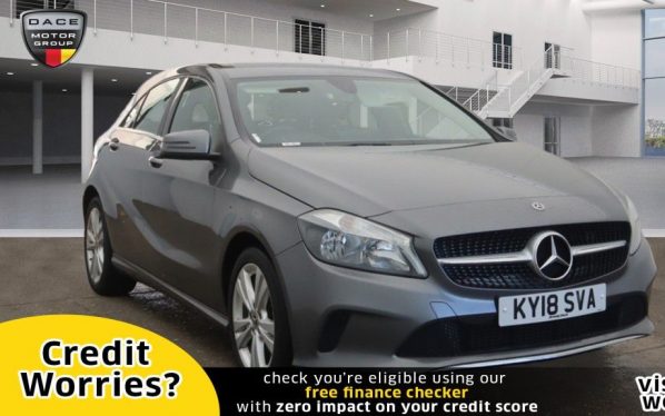 Used 2018 GREY MERCEDES-BENZ A-CLASS Hatchback 2.1 A 200 D SPORT 5d AUTO 134 BHP (reg. 2018-03-07) for sale in Manchester