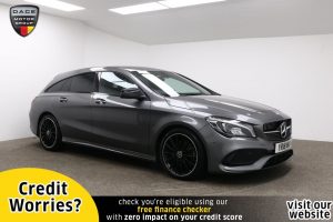 Used 2018 GREY MERCEDES-BENZ CLA Estate 2.1 CLA 220 D 4MATIC AMG LINE 5d AUTO 174 BHP (reg. 2018-03-29) for sale in Manchester