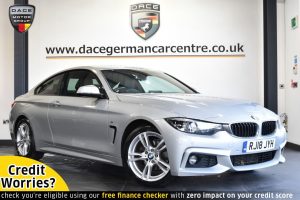 Used 2018 SILVER BMW 4 SERIES Coupe 2.0 420D M SPORT 2DR AUTO 188 BHP (reg. 2018-06-29) for sale in Altrincham