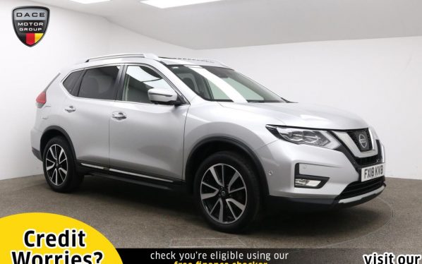 Used 2018 SILVER NISSAN X-TRAIL Estate 1.6 DCI TEKNA 4WD 5d 130 BHP (reg. 2018-03-29) for sale in Manchester