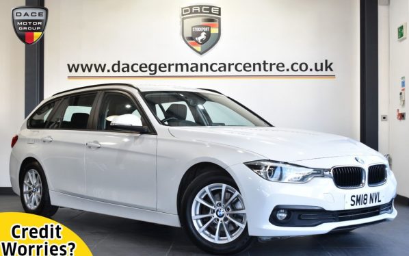 Used 2018 WHITE BMW 3 SERIES Estate 2.0 320D ED PLUS TOURING 5DR 161 BHP (reg. 2018-06-30) for sale in Altrincham
