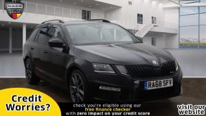 Used 2019 BLACK SKODA OCTAVIA Estate 2.0 VRS TSI 5d 242 BHP (reg. 2019-01-30) for sale in Manchester