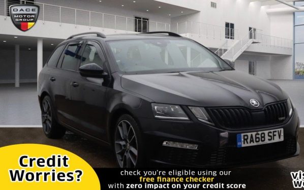 Used 2019 BLACK SKODA OCTAVIA Estate 2.0 VRS TSI 5d 242 BHP (reg. 2019-01-30) for sale in Manchester