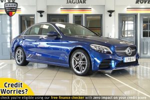 Used 2019 BLUE MERCEDES-BENZ C-CLASS Saloon 1.6 C 200 D AMG LINE 4d 159 BHP (reg. 2019-05-31) for sale in Wilmslow