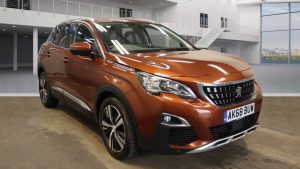 Used 2019 BRONZE PEUGEOT 3008 Hatchback 1.5 BLUEHDI S/S ALLURE 5d 129 BHP (reg. 2019-01-15) for sale in Stockport