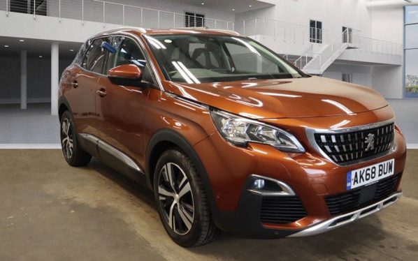 Used 2019 BRONZE PEUGEOT 3008 Hatchback 1.5 BLUEHDI S/S ALLURE 5d 129 BHP (reg. 2019-01-15) for sale in Stockport