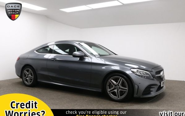 Used 2019 GREY MERCEDES-BENZ C CLASS Coupe C 300 AMG LINE AUTO (reg. 2019-05-31) for sale in Manchester