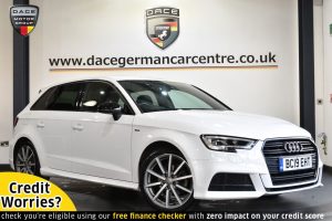 Used 2019 WHITE AUDI A3 Hatchback 1.5 SPORTBACK TFSI BLACK EDITION 5DR 148 BHP (reg. 2019-05-20) for sale in Altrincham