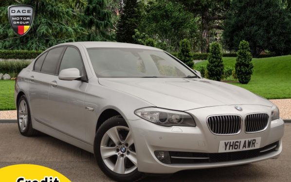 Used 2011 SILVER BMW 5 SERIES Saloon 2.0 520D EFFICIENTDYNAMICS 4d 181 BHP (reg. 2011-10-04) for sale in Stockport