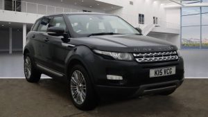 Used 2012 BLACK LAND ROVER RANGE ROVER EVOQUE Estate 2.2 SD4 PRESTIGE LUX 5d AUTO 190 BHP (reg. 2012-07-17) for sale in Stockport