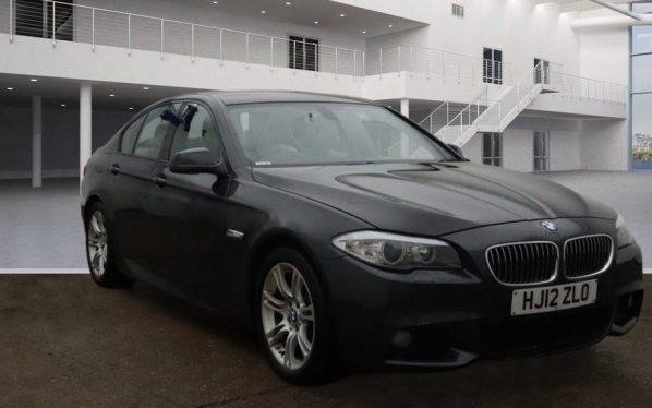 Used 2012 GREY BMW 5 SERIES Saloon 2.0 520D M SPORT 4DR AUTO 181 BHP (reg. 2012-05-21) for sale in Altrincham