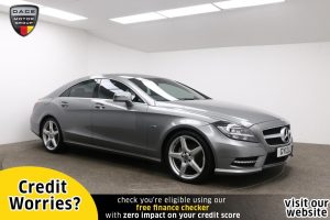 Used 2012 SILVER MERCEDES-BENZ CLS CLASS Coupe 3.0 CLS350 CDI SPORT AMG 4d 265 BHP (reg. 2012-06-01) for sale in Manchester