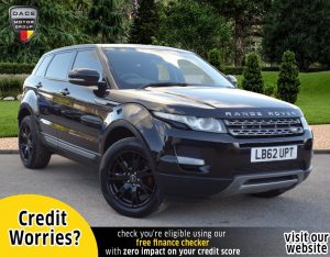 Used 2013 BLACK LAND ROVER RANGE ROVER EVOQUE SUV 2.2 ED4 PURE 5d 150 BHP (reg. 2013-02-06) for sale in Stockport
