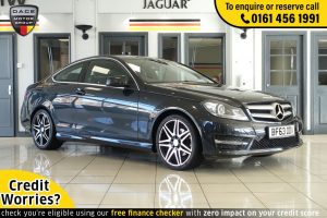 Used 2013 BLACK MERCEDES-BENZ C-CLASS Coupe 1.8 C250 BLUEEFFICIENCY AMG SPORT PLUS 2d AUTO 202 BHP (reg. 2013-09-12) for sale in Wilmslow