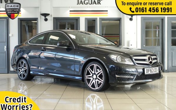 Used 2013 BLACK MERCEDES-BENZ C-CLASS Coupe 1.8 C250 BLUEEFFICIENCY AMG SPORT PLUS 2d AUTO 202 BHP (reg. 2013-09-12) for sale in Wilmslow