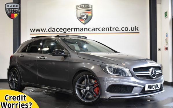 Used 2013 GREY MERCEDES-BENZ A-CLASS Hatchback 2.0 A45 AMG 4MATIC 5DR 360 BHP (reg. 2013-06-25) for sale in Altrincham