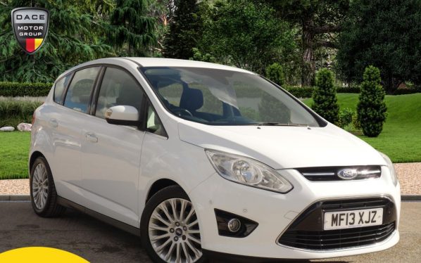 Used 2013 WHITE FORD C-MAX MPV 1.0 TITANIUM 5d 124 BHP (reg. 2013-03-28) for sale in Stockport