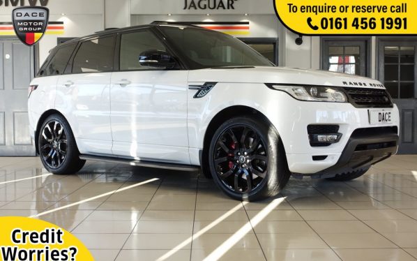 Used 2013 WHITE LAND ROVER RANGE ROVER SPORT Estate 3.0 SDV6 AUTOBIOGRAPHY DYNAMIC 5d AUTO 288 BHP (reg. 2013-09-13) for sale in Wilmslow