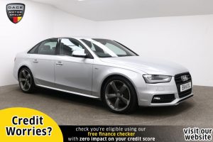 Used 2014 SILVER AUDI A4 Saloon 2.0 TDI BLACK EDITION START/STOP 4d AUTO 148 BHP (reg. 2014-03-26) for sale in Manchester