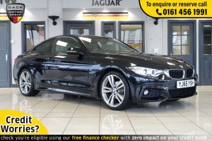 Used 2015 BLACK BMW 4 SERIES Coupe 2.0 420I M SPORT 2d 181 BHP (reg. 2015-09-16) for sale in Wilmslow