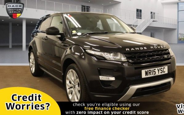 Used 2015 BLACK LAND ROVER RANGE ROVER EVOQUE Estate 2.2 SD4 DYNAMIC 5d AUTO 190 BHP (reg. 2015-06-30) for sale in Manchester