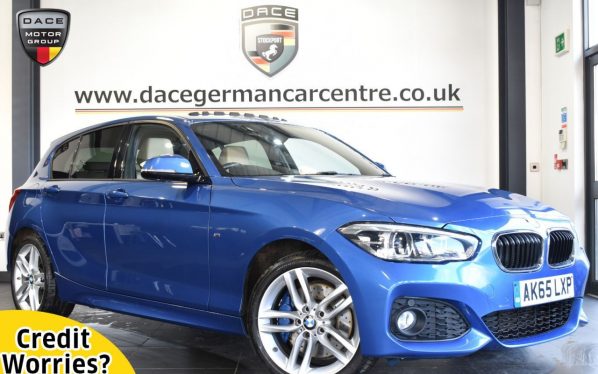 Used 2015 BLUE BMW 1 SERIES Hatchback 2.0 120D XDRIVE M SPORT 5DR AUTO 188 BHP (reg. 2015-11-11) for sale in Altrincham