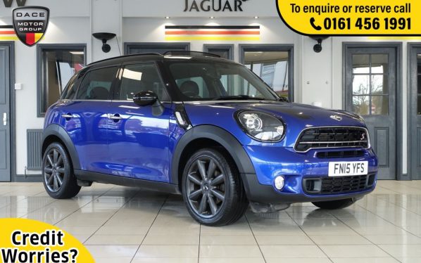 Used 2015 BLUE MINI COUNTRYMAN Hatchback 2.0 COOPER SD 5d 141 BHP (reg. 2015-07-18) for sale in Wilmslow