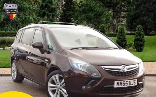 Used 2015 BROWN VAUXHALL ZAFIRA TOURER MPV 1.4 SRI 5d 138 BHP (reg. 2015-12-22) for sale in Stockport