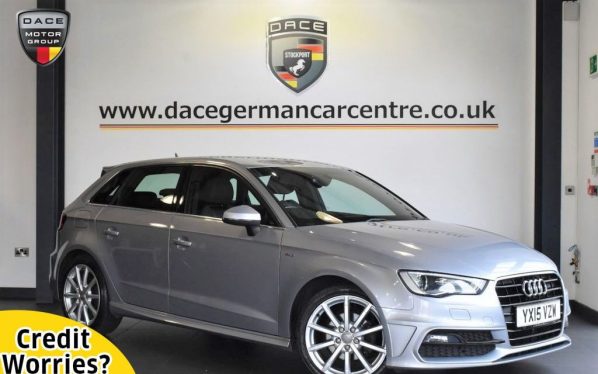 Used 2015 SILVER AUDI A3 Hatchback 2.0 TDI S LINE 5DR 148 BHP (reg. 2015-05-29) for sale in Altrincham