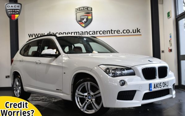 Used 2015 WHITE BMW X1 Estate 2.0 SDRIVE20D M SPORT 5DR 181 BHP (reg. 2015-05-06) for sale in Altrincham
