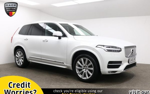 Used 2015 WHITE VOLVO XC90 Estate 2.0 D5 INSCRIPTION AWD 5d AUTO 222 BHP (reg. 2015-10-23) for sale in Manchester