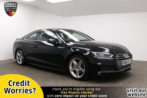 Used 2016 BLACK AUDI A5 Coupe 2.0 TDI QUATTRO S LINE 2d AUTO 188 BHP (reg. 2016-11-30) for sale in Manchester