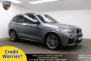 Used 2016 GREY BMW X3 Estate 2.0 XDRIVE20D M SPORT 5d AUTO 188 BHP (reg. 2016-03-30) for sale in Manchester