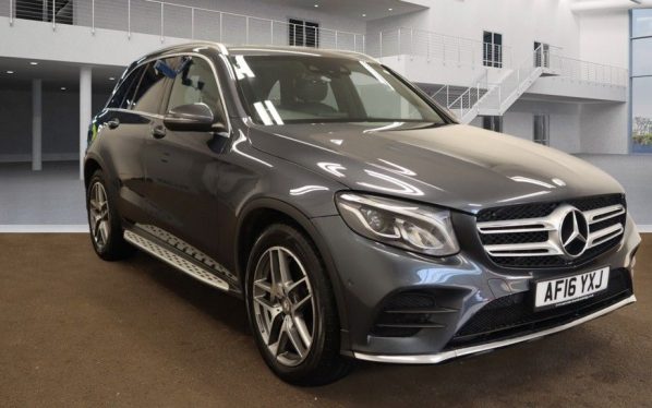 Used 2016 GREY MERCEDES-BENZ GLC-CLASS Estate 2.1 GLC 250 D 4MATIC AMG LINE 5d AUTO 201 BHP (reg. 2016-03-30) for sale in Stockport