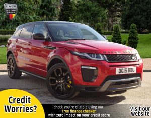 Used 2016 RED LAND ROVER RANGE ROVER EVOQUE Estate 2.0 TD4 HSE DYNAMIC 5d 177 BHP (reg. 2016-03-05) for sale in Stockport