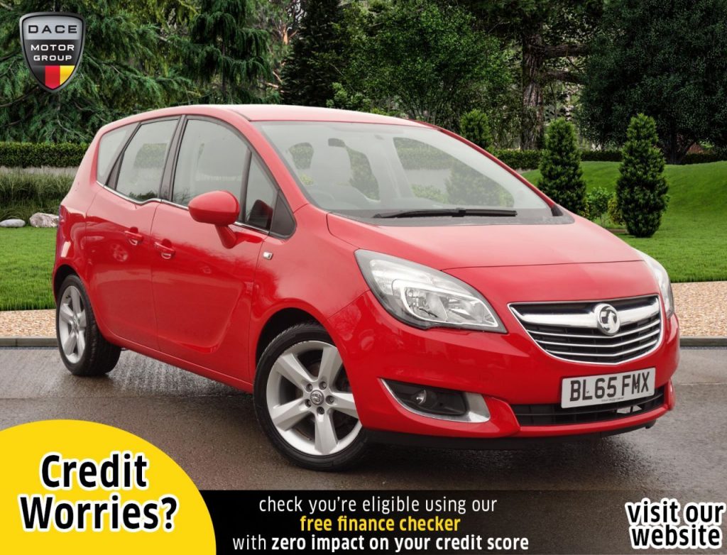 Used 2016 RED VAUXHALL MERIVA MPV 1.4 TECH LINE 5d 99 BHP (reg. 2016-02-04) for sale in Stockport