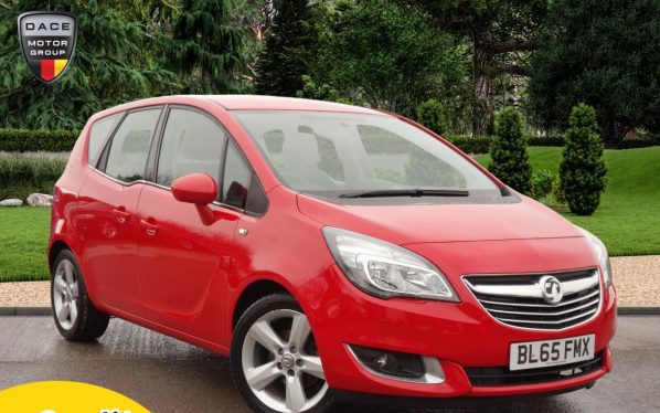 Used 2016 RED VAUXHALL MERIVA MPV 1.4 TECH LINE 5d 99 BHP (reg. 2016-02-04) for sale in Stockport