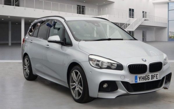 Used 2016 SILVER BMW 2 Series GRAN TOURER MPV 2.0 218D M SPORT GRAN TOURER 5d AUTO 148 BHP (reg. 2016-10-03) for sale in Stockport
